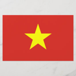 ベトナム国旗(ベトナム) 便箋