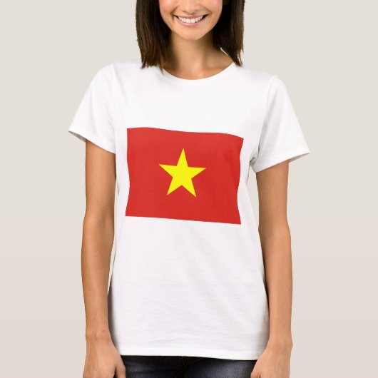 ベトナム国旗（ベトナム） Tシャツ (正面)