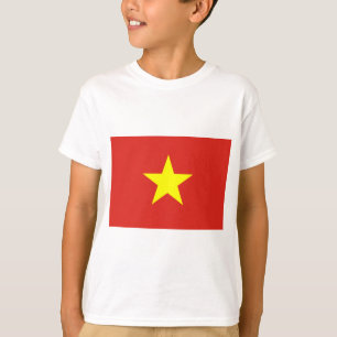 ベトナム国旗(ベトナム) Tシャツ
