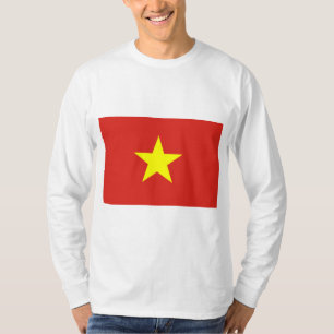 ベトナム国旗(ベトナム) Tシャツ