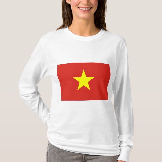 ベトナム国旗（ベトナム） Tシャツ (正面)