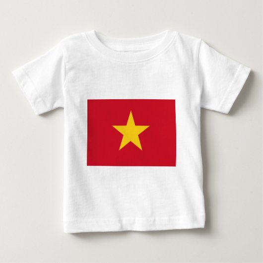 ベトナム国旗 ベビーTシャツ (正面)