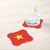 ベトナム国旗 ペーパーコースター (インサイチュ)