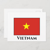 ベトナム国旗 ポストカード (正面/裏面)