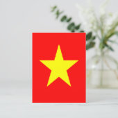 ベトナム国旗 ポストカード (スタンド正面)