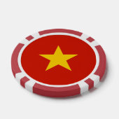 ベトナム国旗 ポーカーチップ (シングル)