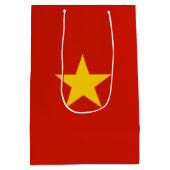 ベトナム国旗 ミディアムペーパーバッグ (裏面)