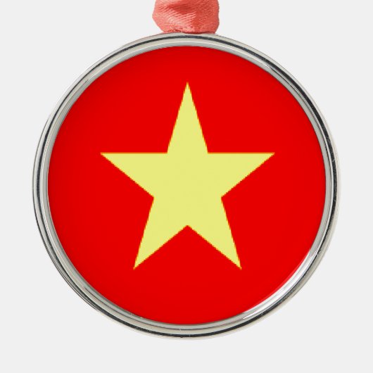 ベトナム国旗 メタルオーナメント (正面)