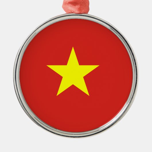 ベトナム国旗 メタルオーナメント (正面)