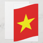 ベトナム国旗 便箋 (正面/裏面)