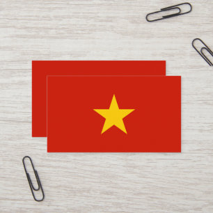 ベトナム国旗 名刺