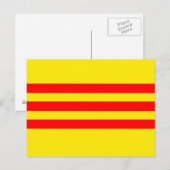 ベトナム国旗（新） ポストカード (正面/裏面)