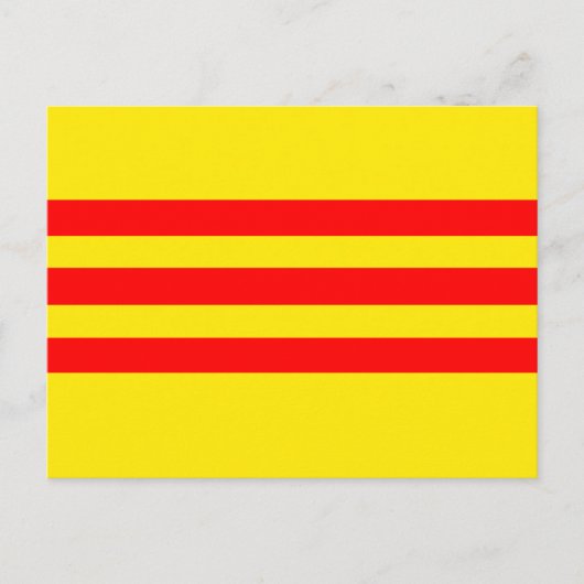 ベトナム国旗（新） ポストカード (正面)