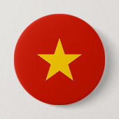 ベトナム国旗 缶バッジ (正面)