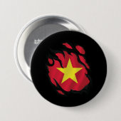 ベトナム国旗 缶バッジ (正面&裏面)