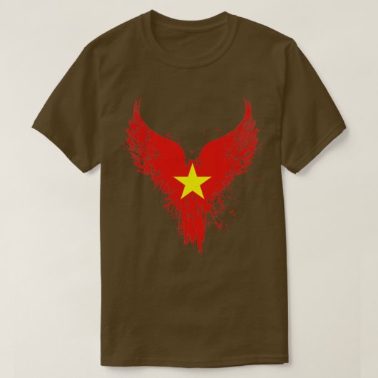 ベトナム国旗 Tシャツ (デザイン正面)