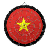 ベトナム国旗Dartboard & Vietnam / game board ダーツボード (正面)