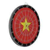 ベトナム国旗Dartboard & Vietnam / game board ダーツボード (正面左)