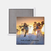 ベトナム塩田 マグネット (正面/裏面)