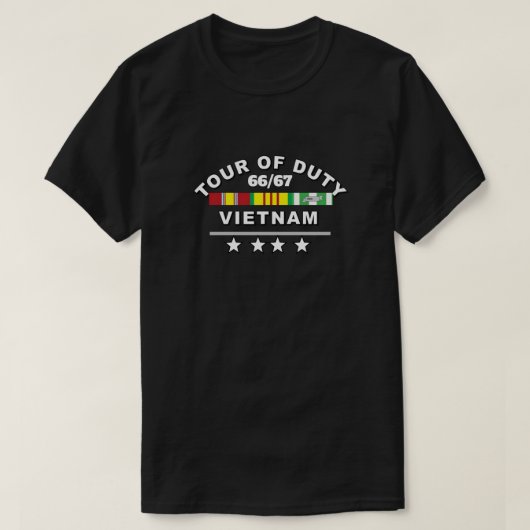 ベトナム巡回任務 66 Tシャツ (デザイン正面)