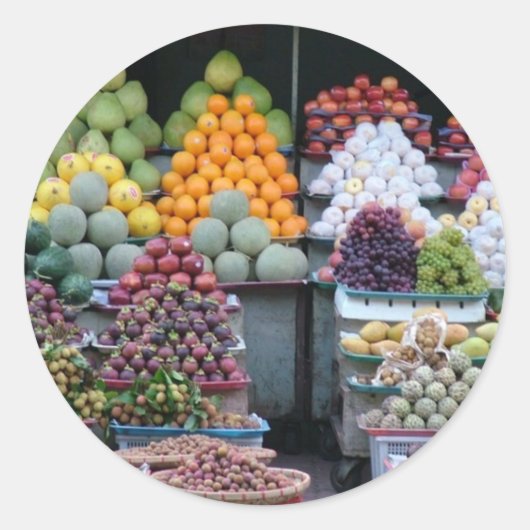 ベトナム市場 ラウンドシール (正面)