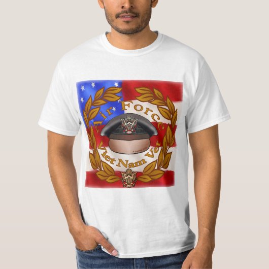 ベトナム帰還空軍退役軍人 Tシャツ (正面)