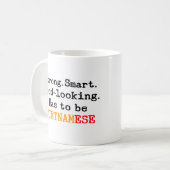 ベトナム強 コーヒーマグカップ (正面左)