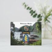 ベトナム戦争でグリーン・ベレート軍特別部隊が死亡 ポストカード (スタンド正面)