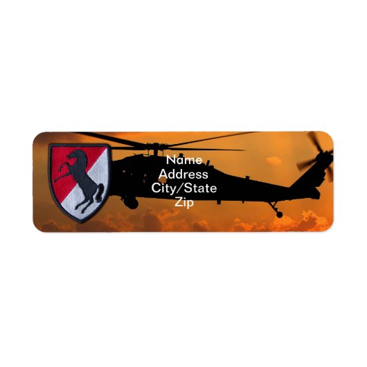 ベトナム戦争で第11装甲騎兵連隊 ラベル (正面)