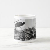 ベトナム戦争の専攻のなクランドールのUH-1Dのヘリコプター コーヒーマグカップ (中央)