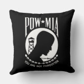 ベトナム戦争の行方不明兵士 POW MIA旗 WW2 クッション (裏面)