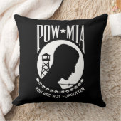 ベトナム戦争の行方不明兵士 POW MIA旗 WW2 クッション (ブランケット)
