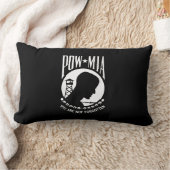 ベトナム戦争の行方不明兵士 POW MIA旗 WW2 ランバークッション (ブランケット)