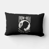 ベトナム戦争の行方不明兵士 POW MIA旗 WW2 ランバークッション (裏面)