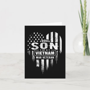 ベトナム戦争の退役軍人である父を誇りに思う Veterans Day カード
