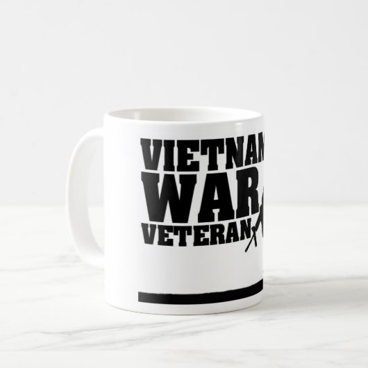 ベトナム戦争の退役軍人 コーヒーマグカップ (正面左)