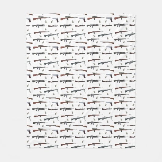 ベトナム戦争アメリカ兵器 フリースブランケット (正面)
