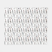 ベトナム戦争アメリカ兵器 フリースブランケット (正面(横))