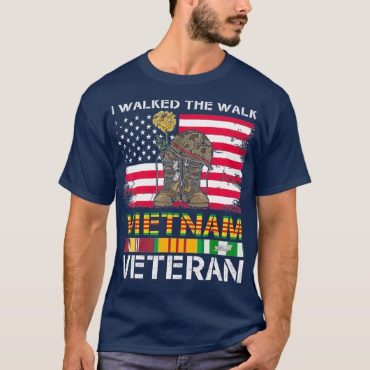 ベトナム戦争ベトナム退役軍人贈呈米国退役軍人 Tシャツ (正面)