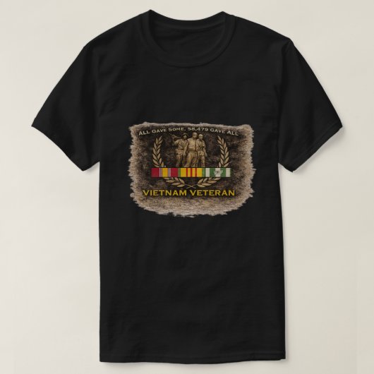 ベトナム戦争従軍者 Tシャツ (デザイン正面)