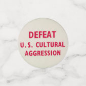 ベトナム戦争抗議スローガン コンフェッティ (スモール正面)