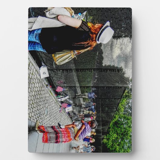 ベトナム戦争記念碑 フォトプラーク (正面)