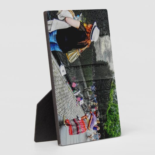 ベトナム戦争記念碑 フォトプラーク (側面)