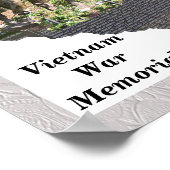 ベトナム戦争記念碑 ポスター (角)