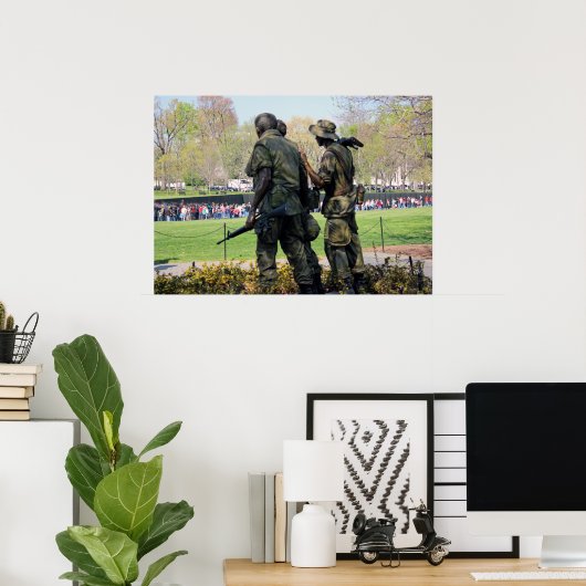 ベトナム戦争記念碑DC ポスター (ホームオフィス)