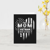 ベトナム戦争退役軍人の誇り高い母 退役軍人の日 カード (黄色い花)