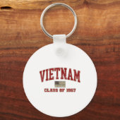 ベトナム戦争退役軍人シャツ軍隊Cl Of 1967 キーホルダー (正面)