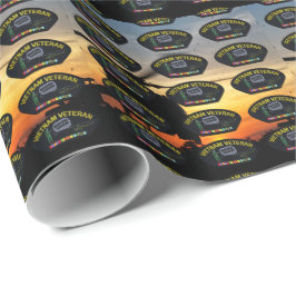ベトナム戦争退役軍人vetsパッチ ラッピングペーパー