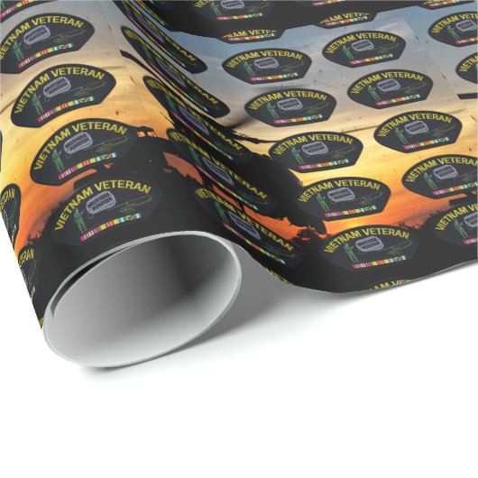 ベトナム戦争退役軍人vetsパッチ ラッピングペーパー (ロールコーナー)