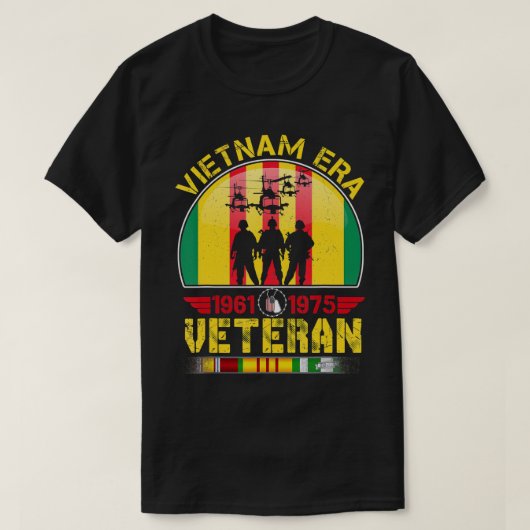 ベトナム戦争退職した時代の兵士Tシャツ Tシャツ (デザイン正面)